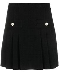 Sandro - High-waisted Pleated Miniskirt - Lyst