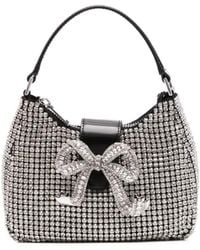 Self-Portrait - Borsa A Spalla Mini Diamante Crescent - Lyst