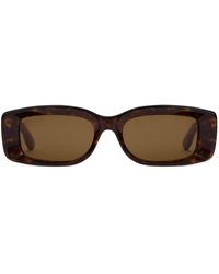 Gucci - Rectangle-frame Tortoiseshell Sunglasses - Lyst