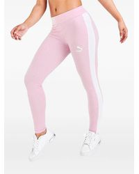 PUMA - Side-Stripe Leggings - Lyst