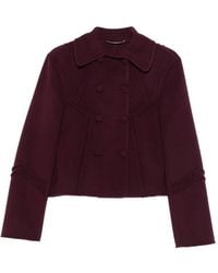 Ermanno Scervino - Double-Breasted Cropped Jacket - Lyst