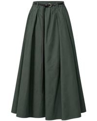Herskind - Falda Larga Ofelia De Algodón Con Pliegues - Lyst
