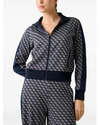 Guess - Printed Logo Full-Zip Sweater - Lyst