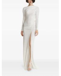 2310 STUDIO - Ruched Open-Back Maxi Dress - Lyst