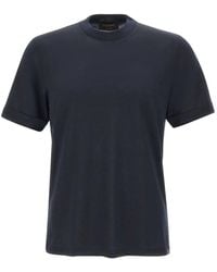 Gran Sasso - Camiseta con cuello redondo - Lyst