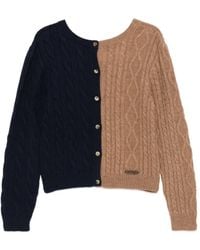 Moschino - ケーブルニット カーディガン - Lyst