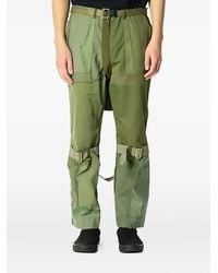 Children of the discordance - Logo-Print Cargo Trousers - Lyst