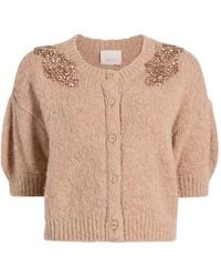 Cinq À Sept - Millicent Cardigan mit Puffärmeln - Lyst