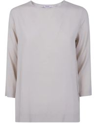 Rossopuro - Three-Quarter Sleeve Top - Lyst