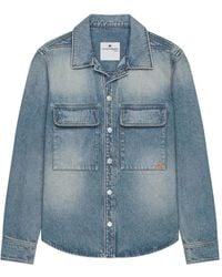 Courreges - Camicia Denim Con Taschino - Lyst