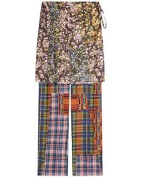 Dries Van Noten - Patchwork Floral-Print Trousers - Lyst