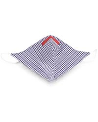 Isaia - Check-Pattern Face Mask - Lyst