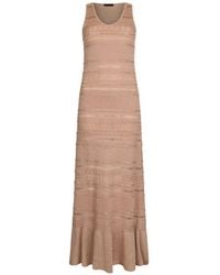 Liu Jo - Robe Longue En Maille Ajourée - Lyst