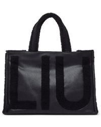 Liu Jo - Large Tote Bag With Logo - Lyst