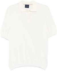 Paul & Shark - Fine-Knit Polo Shirt - Lyst