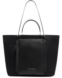 Piquadro - Logo-Plaque Tote Bag - Lyst