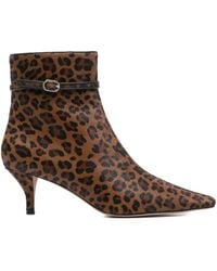 Twinset - Stivaletti Con Stampa Leopardata 70Mm - Lyst