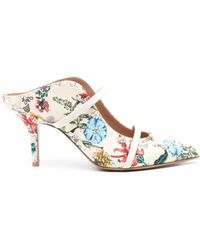 Malone Souliers - Maureen 70mm Floral-print Mules - Lyst