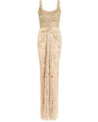Jenny Packham - Elixir Sequin-Embellished Maxi Dress - Lyst