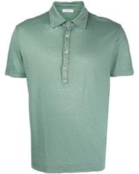 Boglioli - Short-sleeve Linen Polo Shirt - Lyst