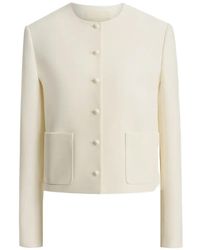 12 STOREEZ - Sofia Button-Fastening Jacket - Lyst