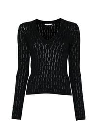 Patrizia Pepe - V-Neck Sweater - Lyst