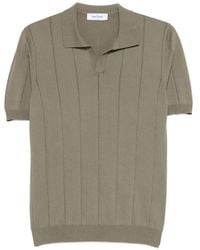 Gran Sasso - Ribbed V-Neck T-Shirt - Lyst