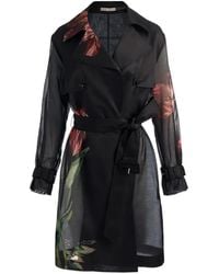 Alice + Olivia - Silvia Belted Trench Coat - Lyst