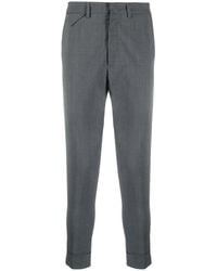 Low Brand - Melange-Effect Tailored Trousers - Lyst