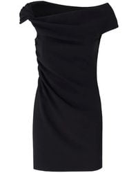 Pinko - Slim-Fit Mini Dress With Draping - Lyst