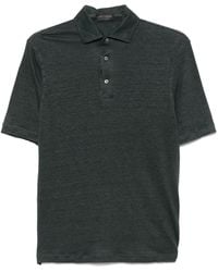 Dell'Oglio - Linen Polo Shirt - Lyst