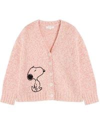 Chinti & Parker - Snoopy Marl Cardigan - Lyst