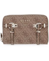 Guess - Portefeuille Leona À Motif 4G - Lyst