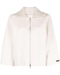 Peserico - Spread-collar Virgin Wool Blend Jacket - Lyst