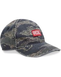 DIESEL - Baseballkappe Mit Camouflage-Print - Lyst