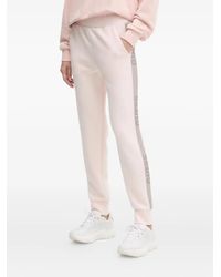 Guess - Victoire Trainingsbroek Verfraaid Met Stras - Lyst