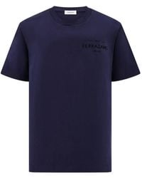 Ferragamo - Logo T-Shirt - Lyst