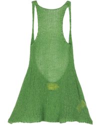 Marques'Almeida - Open-knit Halterneck Top - Women's - Recycled Polyamide/alpaca Wool - Lyst