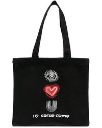10 Corso Como - I Love You Print Tote Bag - Lyst