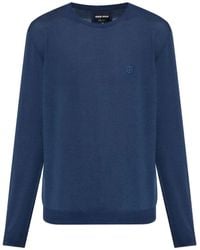 Giorgio Armani - Sweater With A Round Neckline - Lyst