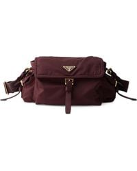 Prada - Explore Medium Re-Nylon Shoulder Bag With Flap - Lyst