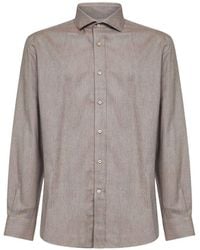 Brunello Cucinelli - Spread-collar Button-down Shirt - Lyst