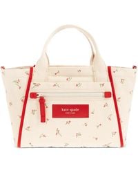Kate Spade - Dash Floral-Print Canvas Tote Bag - Lyst