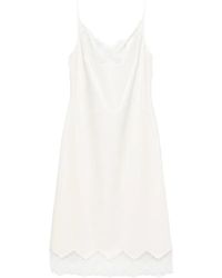 Coperni - Lace-Trim Midi Dress - Lyst