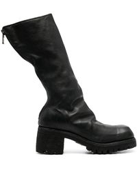 Guidi - Rear Zip-fastening Leather Boots - Lyst
