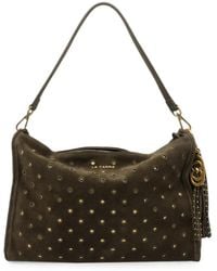 La Carrie - Downtown Stud-Embellished Shoulder Bag - Lyst