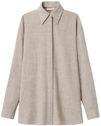 Lafayette 148 New York - Crystal-Collar Shirt - Lyst
