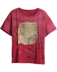 SAITOS - Patch-Detail Graphic-Print T-Shirt - Lyst