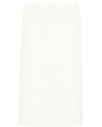 Rohe - Short-Slit Midi Skirt - Lyst