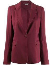 Liu Jo Blazer recto con botones - Rojo